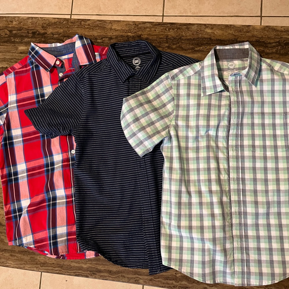 SOLD Boys dress shirts 10-12